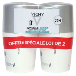 Vichy Deodorant Invisible Resist 72H 2Roll-On/50Ml