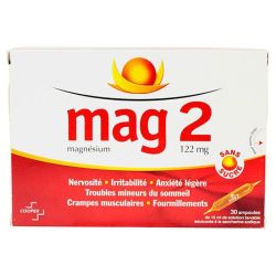 Mag 2 122 Mg S Buv En Ampoule Sans Sucre Edulcore A La Saccharine Sodique 30Amp/10Ml