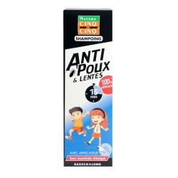 Cinq Sur Cinq Natura Shampooing Anti-Poux Lentes Neutre T Appl/100Ml