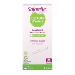 Saforelle Coton Protect Tampon Avec Applicateur Super B/14