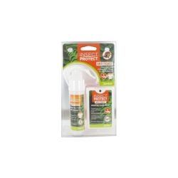 Insect Protect Anti-Tiques Spray Peau + Spray Vetements Fl/18Ml+Fl/50Ml