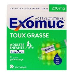 Exomuc 200 Mg Gle Us Oral En Sachet 15Sach/2G