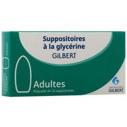 Suppositoire A La Glycerine Gilbert Suppos Adultes Sach/100