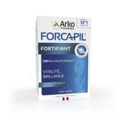 Forcapil Fortifiant Gel Cheveux Et Ongles Pilulier/60