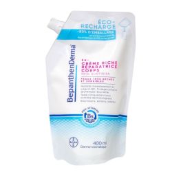 Bepanthenderma Cr Riche Reparatrice Corps Eco-Recharge/400Ml