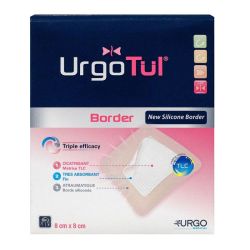 Urgotul Border Pans Hydrocellulaire Adhesif 8X8Cm B/16