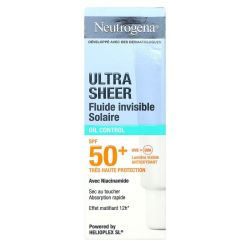 Neutrogena Ultra Sheer Spf50+ Fluide Invisible Oil Control T/50Ml