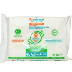 Puressentiel Assainissant Lingette Desinfectante Mains & Surface Sach/32