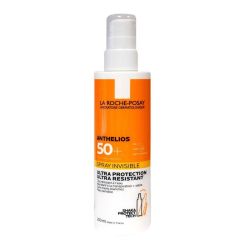Anthelios La Roche Posay Spf50+ Spray Invisible Corps Avec Parfum Fl/200Ml