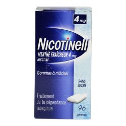 Nicotinell 4 Mg Gom A Macher Medic Menthe Fraicheur Sans Sucre Plq/96