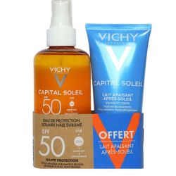 Vichy Capital Soleil Spf50 Eau Solaire Hale Sublime Spray/200Ml+Aps