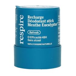 Respire Deodorant Menthe Eucalyptus Stick Rechge/50G
