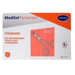 Mediset Set Standard Avec 5 Paires De Ciseaux Plaies Chroniques B/5
