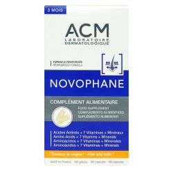 Novophane Gel Cheveux Et Ongles Pilulier/180