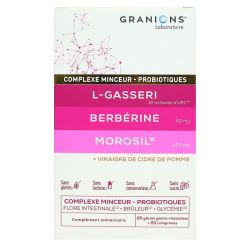 Granions Complexe L.gasseri + Berberine + Morosil Cpr + Gel B/2X20