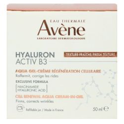Avene Hyaluron Activ B3 Aqua Gel Creme Pot/50Ml