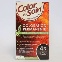 Color&Soin Kit Coloration Permanente 4B Chatain Brownie