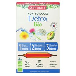 Superdiet S Buv Protocole Detox Bio 30Amp/15Ml