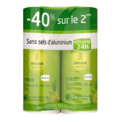 Weleda Gestes Fraicheur Deodorant Citrus 24H 2Roll-On/50Ml