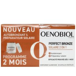 Oenobiol Perfect Bronze 2 En 1 Caps 2Pots/30