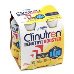 Clinutren Renutryl Booster Nutriment Chocolat 4Bouteilles/300Ml