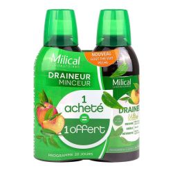 Milical Draineur Ultra S Buv The Vert Peche 2Fl/500Ml