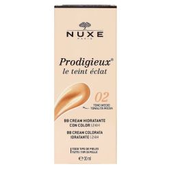 Nuxe Prodigieuse Le Teint Eclat Cr Bb Hydratante 24H Medium T/30Ml