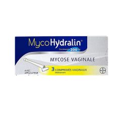 Mycohydralin 200 Mg Cpr Vaginal Plq/3+Applic