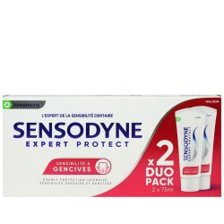 Sensodyne Expert Protect Sensibilite & Gencives Pate Dentifrice Menthe Fraiche 2T/75Ml