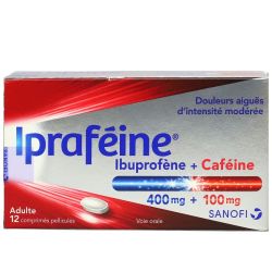 Iprafeine 400 Mg/100 Mg Cpr Pell Plq/12