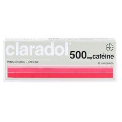 Claradol Cafeine 500 Mg Cpr Plq/16