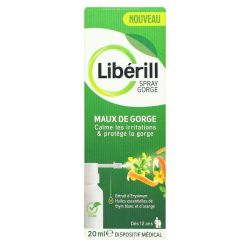 Liberill Spray Gorge Adulte Enfant +12Ans Fl/20Ml