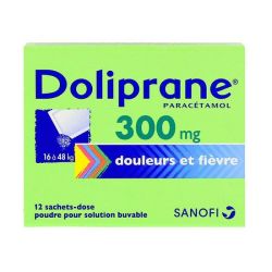 Doliprane 300 Mg Pdr Sol Buv En Sachet-Dose 12Sach