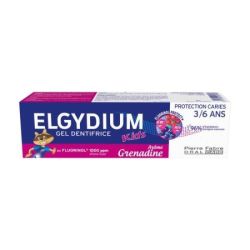 Elgydium Kids Protection Caries Pate Dentifrice Grenadine T/50Ml