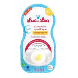 Luc Et Lea Sucette Symetrique Nouveau-Ne 0-2Mois Canard