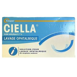 Ciella 0,1 % S P Lav Opht En Recipient Unidose 20Unid