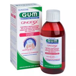 Gum Gingidex 0,12% Bain Bouche Sans Alcool Fl/300Ml Av Gobelet Doseur