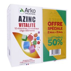 Azinc Vitalite Gel Des 15 Ans 2Fl/120