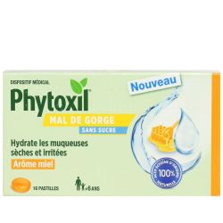 Phytoxil Mal De Gorge Past Miel Adulte Enfant +6Ans B/16
