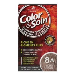 Color&Soin Kit Coloration Permanente 8A Blond Cendre