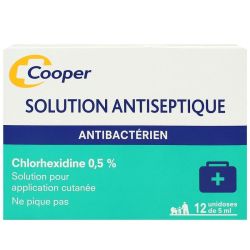 Chlorhexidine Cooper 0,5 % S Appl Cut 12Unid/5Ml