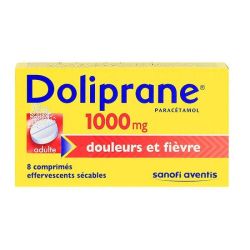 Doliprane 1000 Mg Cpr Eff Sec T/8
