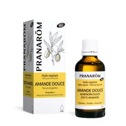 Pranarom Huile Vegetale Bio Amande Douce Fl/50Ml