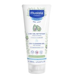 Mustela Bebe Enfant Gel 2 En 1 Nettoyant Avocat Bio T/200Ml