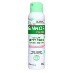 Ginkor Frais Spray Effet Froid Jambes Legeres Fl/125Ml