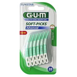 Gum Soft Picks Advanced Pointe Souple Interdentaire B/40