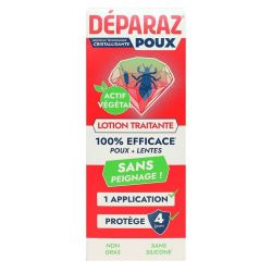 Deparaz-Pro Crystal Lot Anti-Poux Et Lentes Nouvelle Generation 100% Efficace Sans Peignage Fl/100Ml