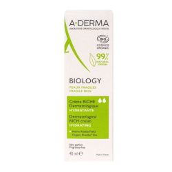 Aderma Biology Cr Riche Dermatologique Hydratante T/40Ml