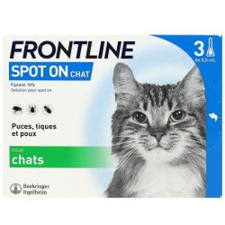 Frontline Solution Pour Spot-On Chat 3Pipette/0,5Ml