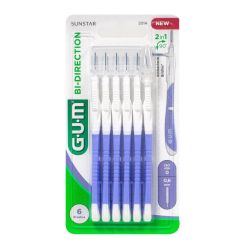 Gum Bi-Direction Brossette Inter-Dentaire 0,6Mm B/6